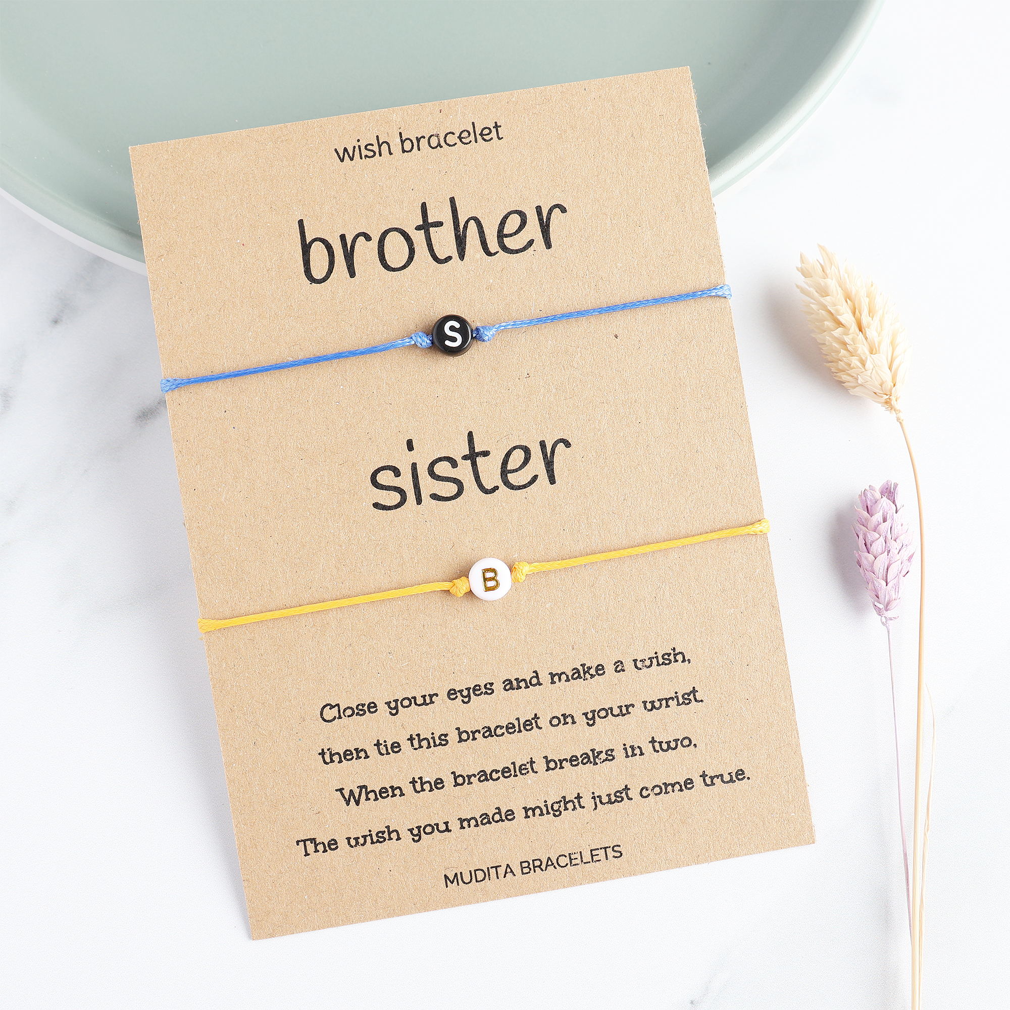 Sister and hot sale brother bracelets