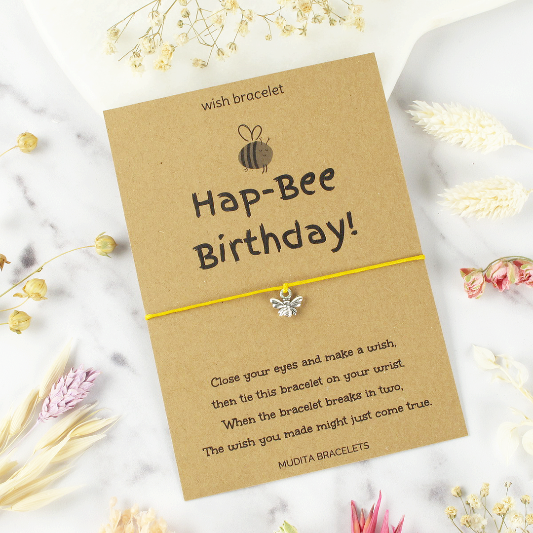 Hap-Bee Birthday - Mudita Bracelets
