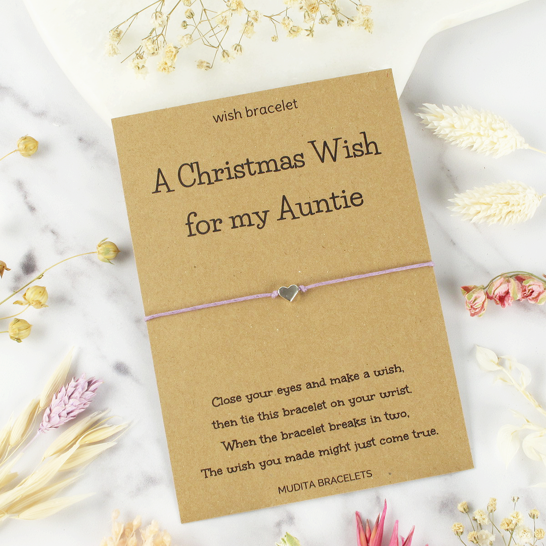A Christmas Wish For My Auntie - Mudita Bracelets