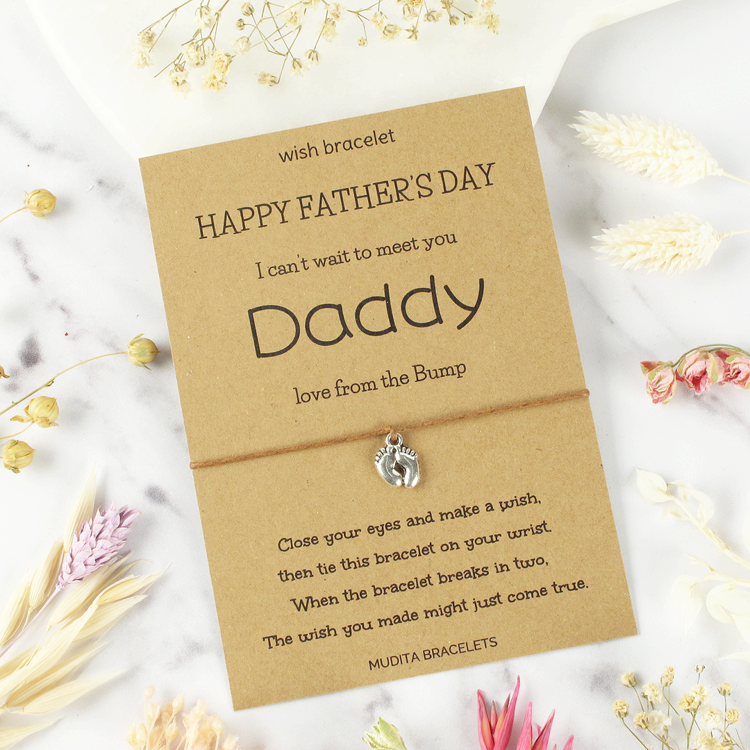 To Daddy Love From The Bump - Mudita Bracelets