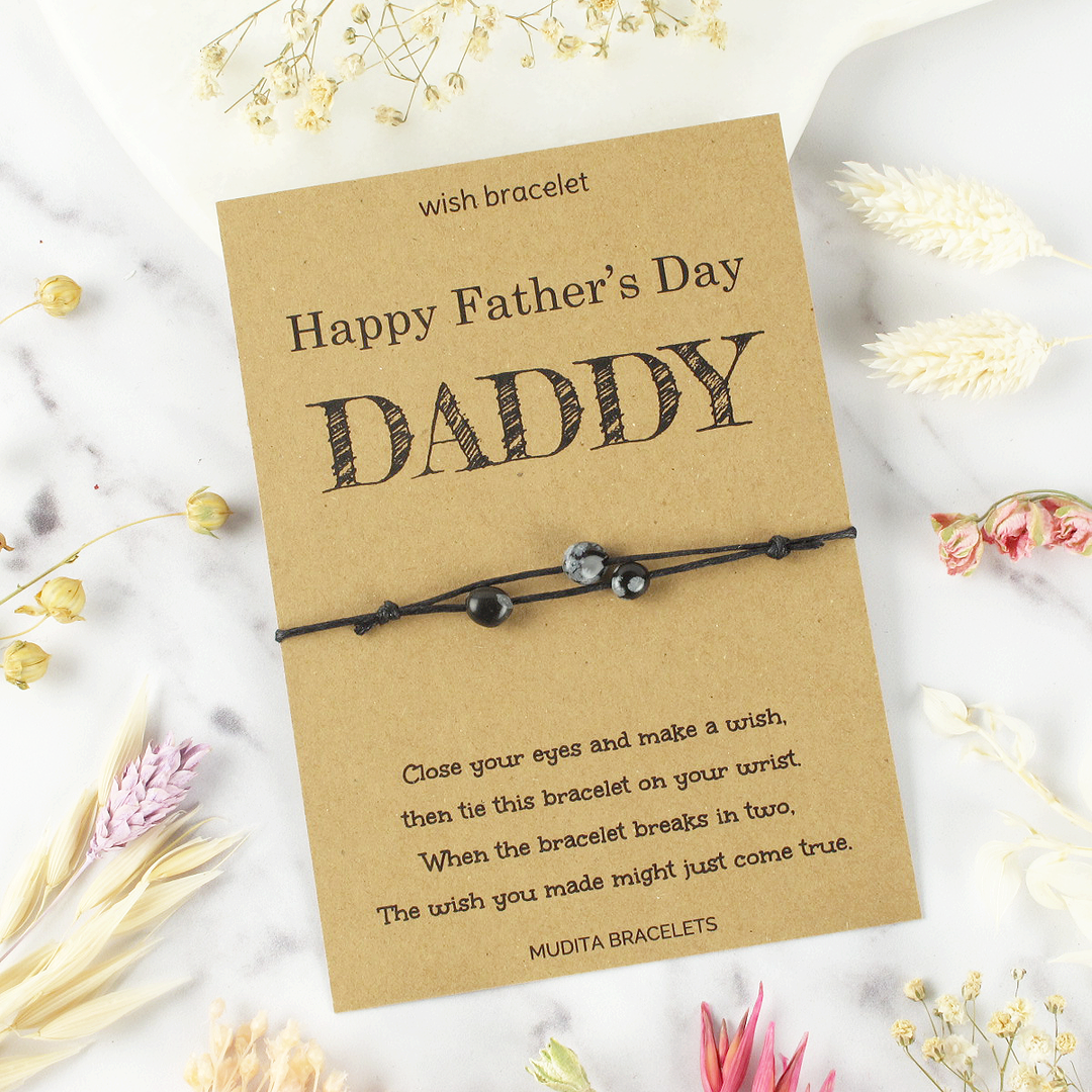 Happy Father's Day Daddy - Mudita Bracelets