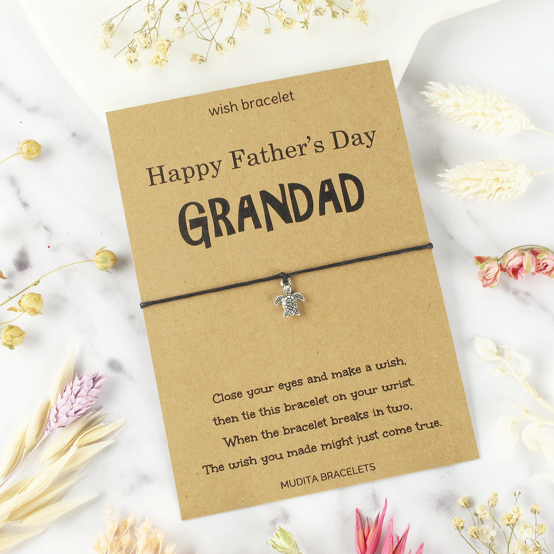 Happy Father's Day Grandad - Mudita Bracelets