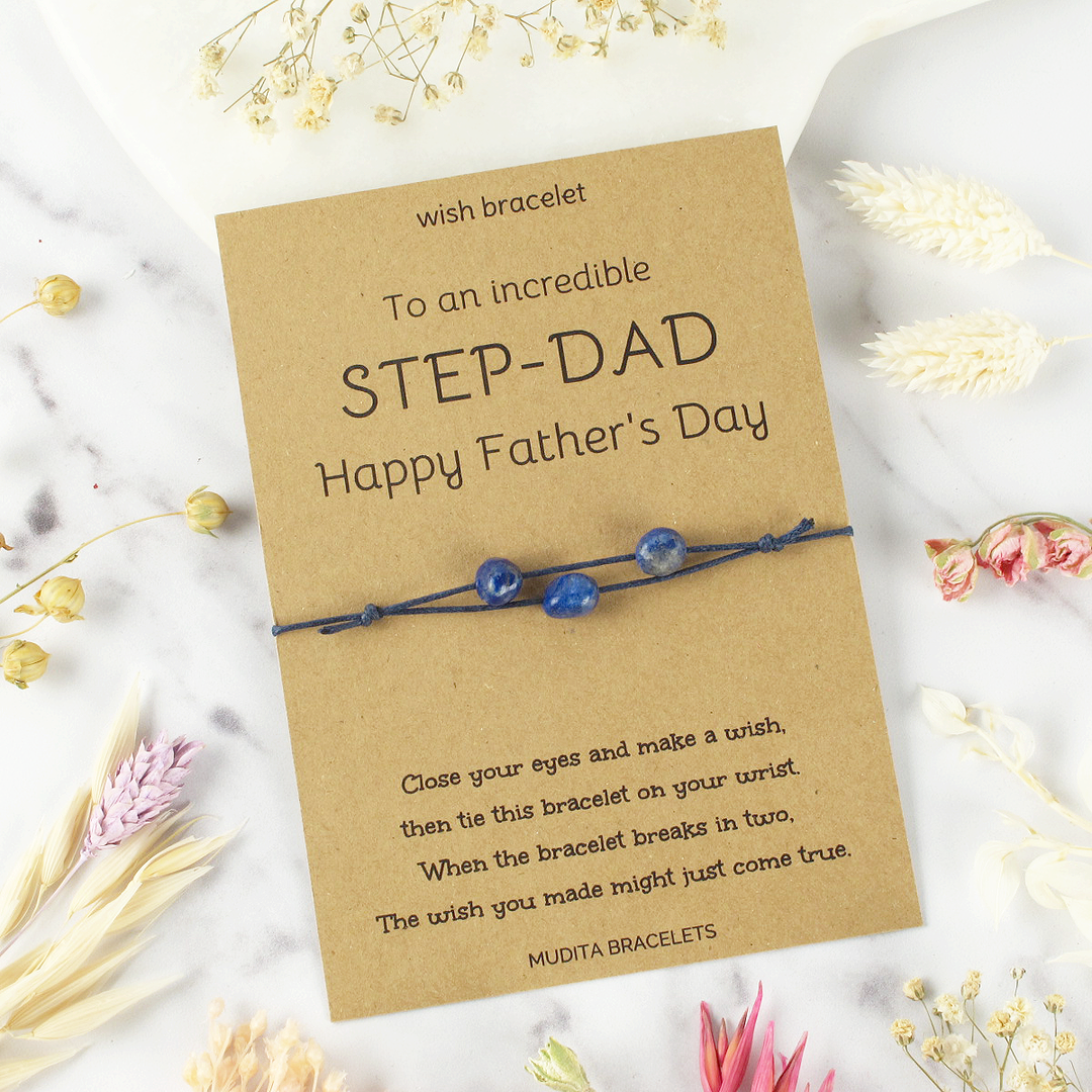 To An Incredible Step-Dad - Mudita Bracelets