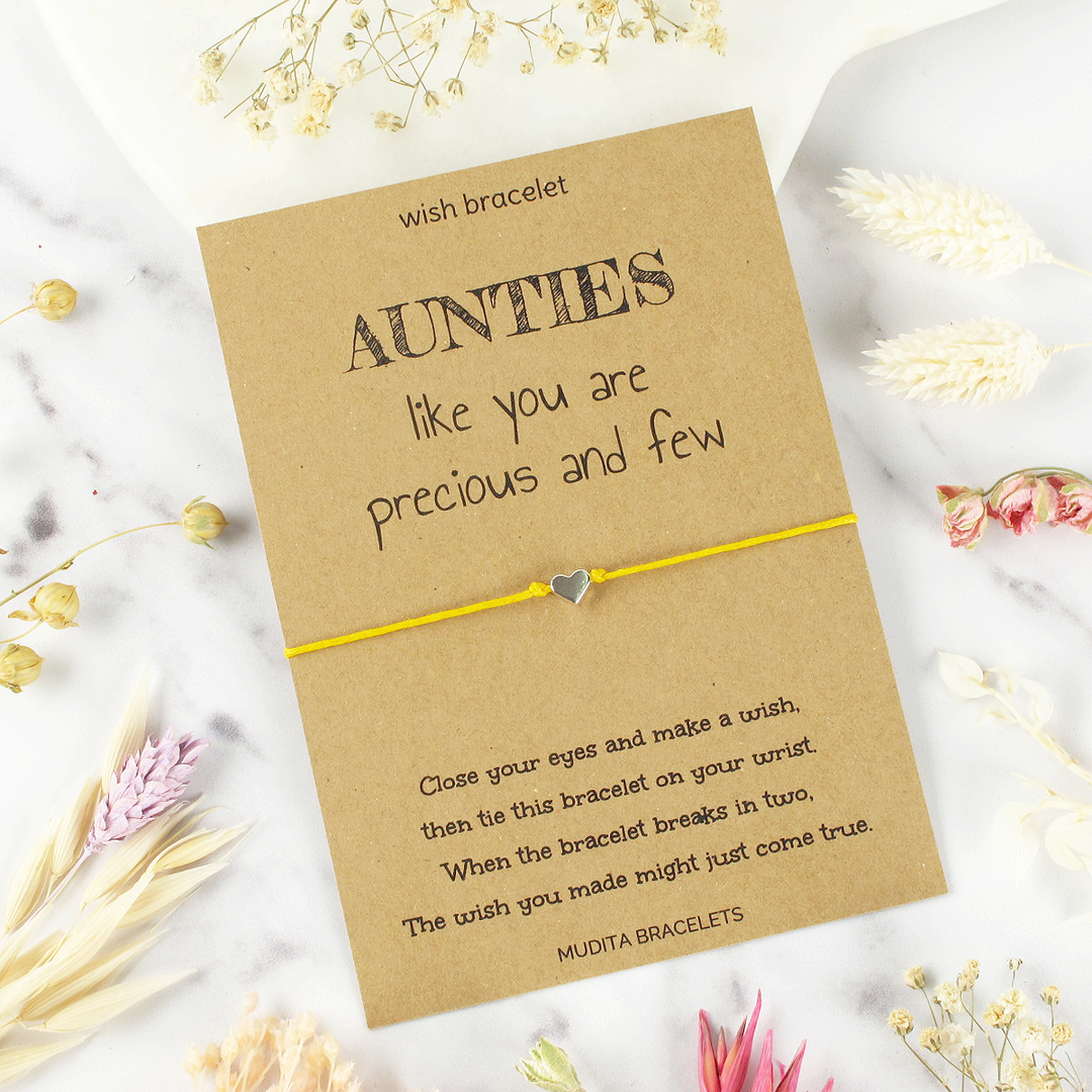 Aunties Like You Are Precious And Few - Mudita Bracelets