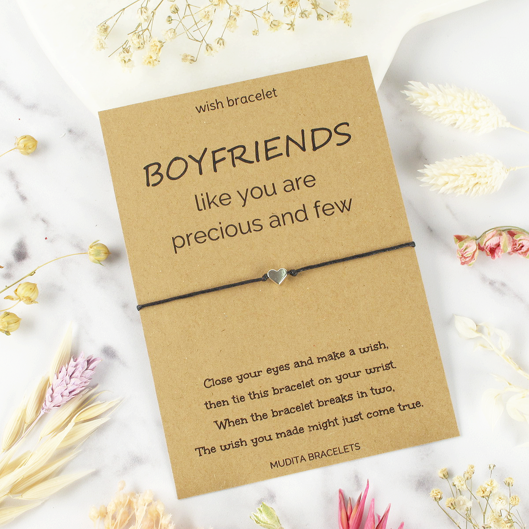 Boyfriends Like You Are Precious And Few - Mudita Bracelets