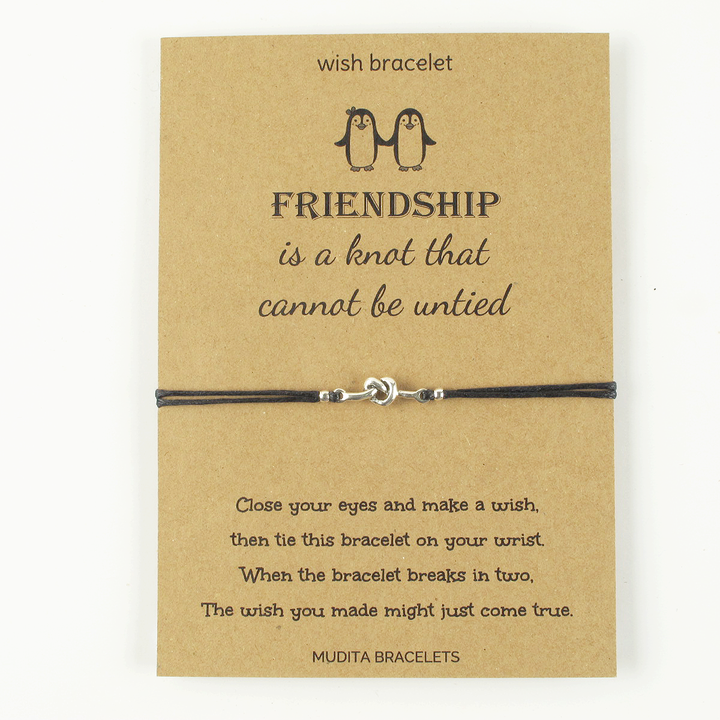 Friendship Is A Knot Wish Bracelet