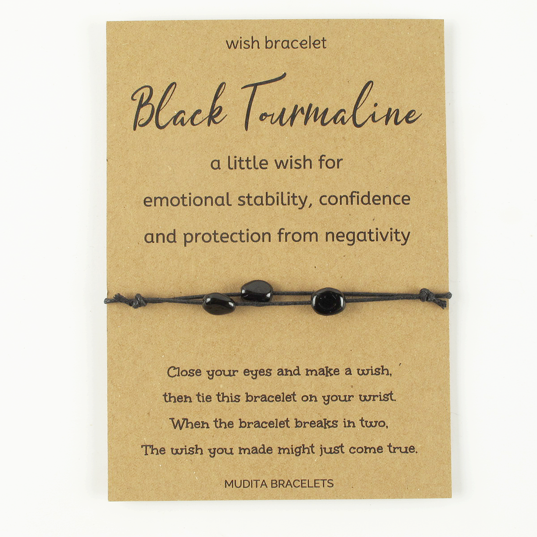 Black Tourmaline Wish Bracelet