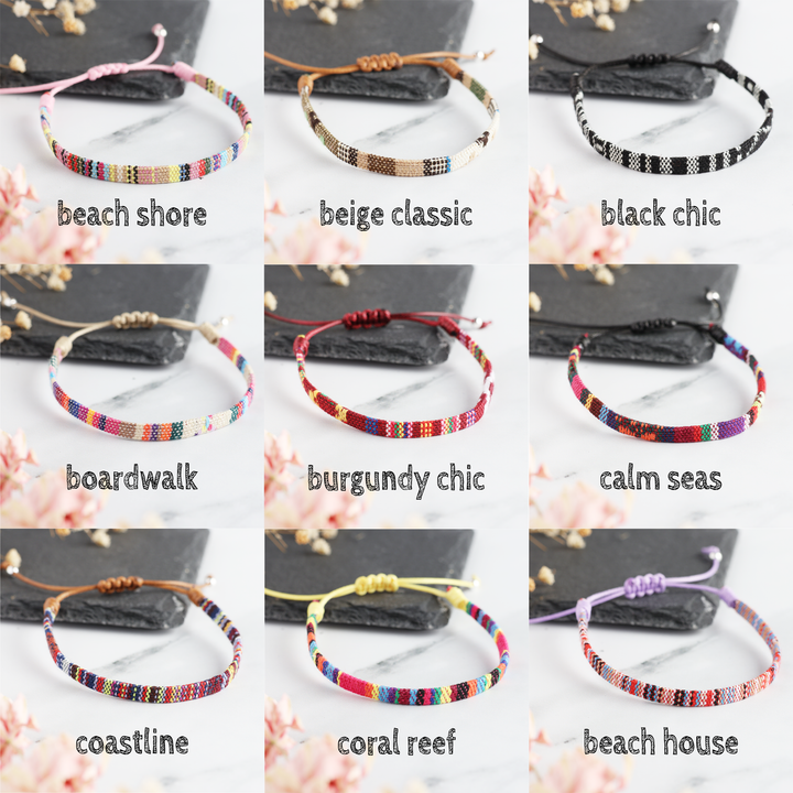 Cotton Cord Surfer Bracelet