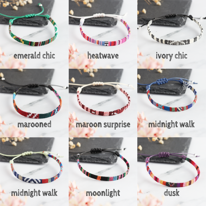 Cotton Cord Surfer Bracelet