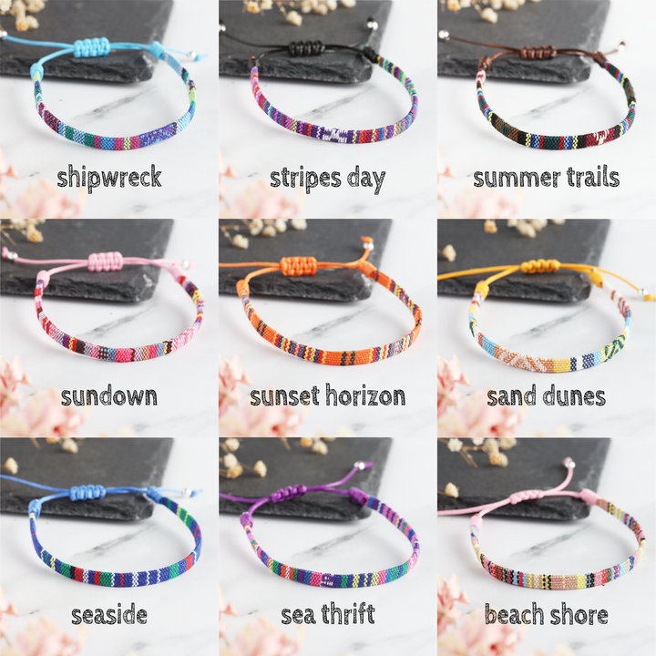 Cotton Cord Surfer Bracelet