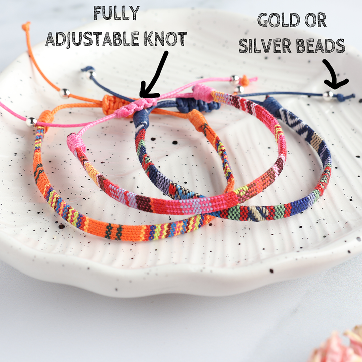 Cotton Cord Surfer Bracelet Mudita Bracelets