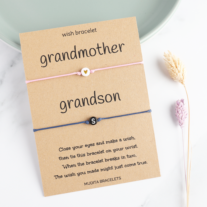 Grandmother & Grandson Wish Bracelet