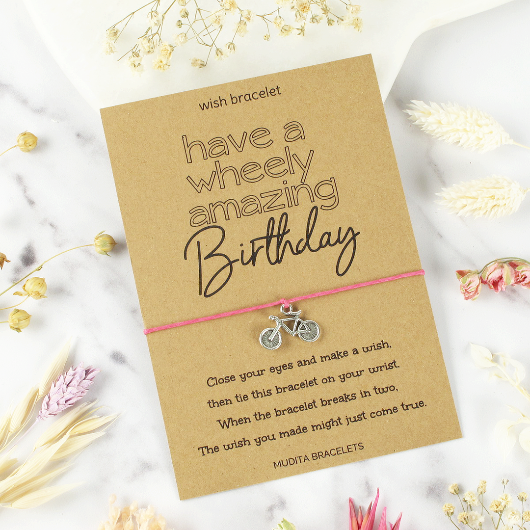 Have A Wheely Amazing Birthday - Mudita Bracelets