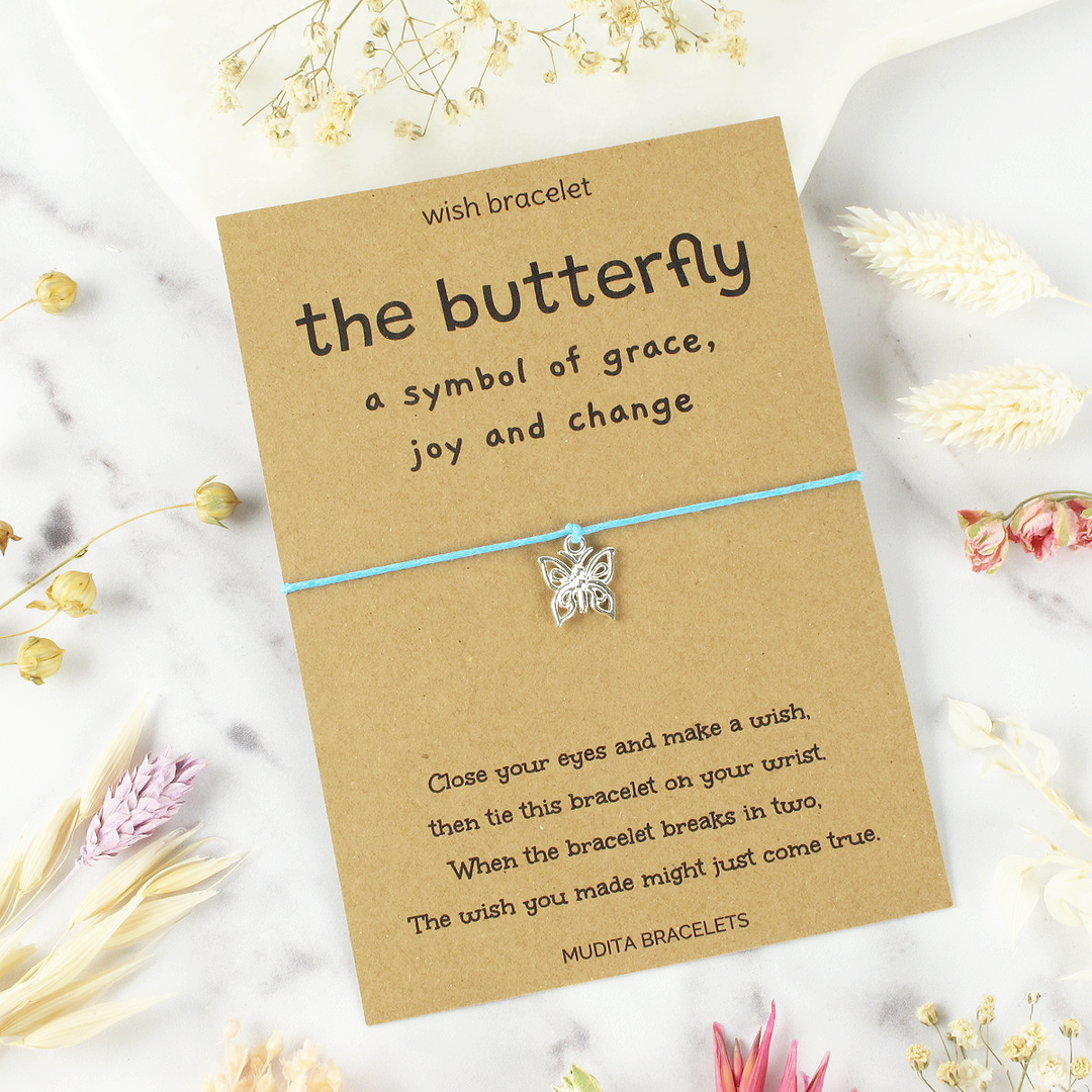 The Butterfly Wish Bracelet - Mudita Bracelets