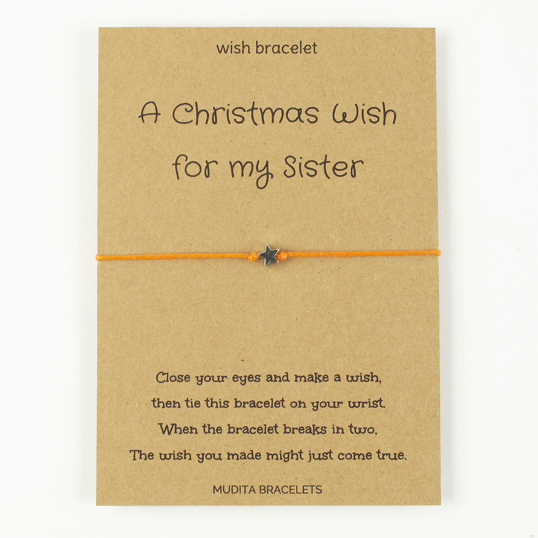 A Christmas Wish For My Sister - Mudita Bracelets