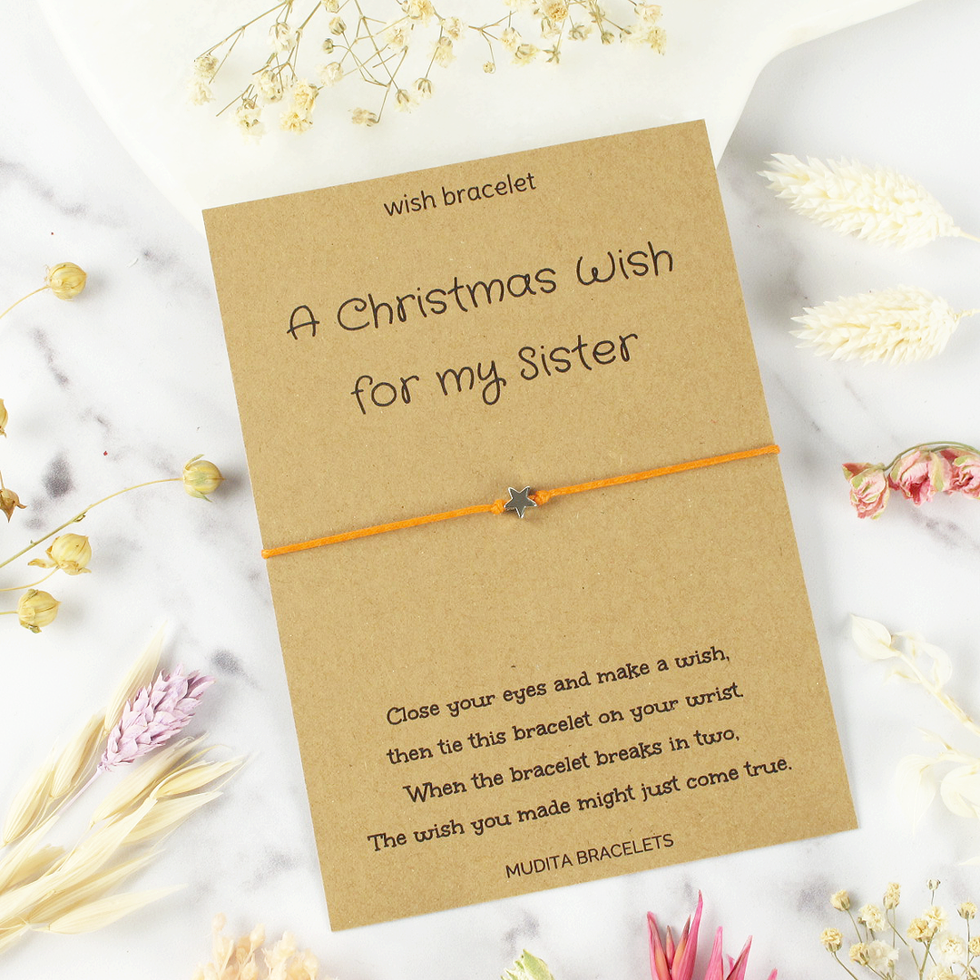 A Christmas Wish For My Sister Mudita Bracelets