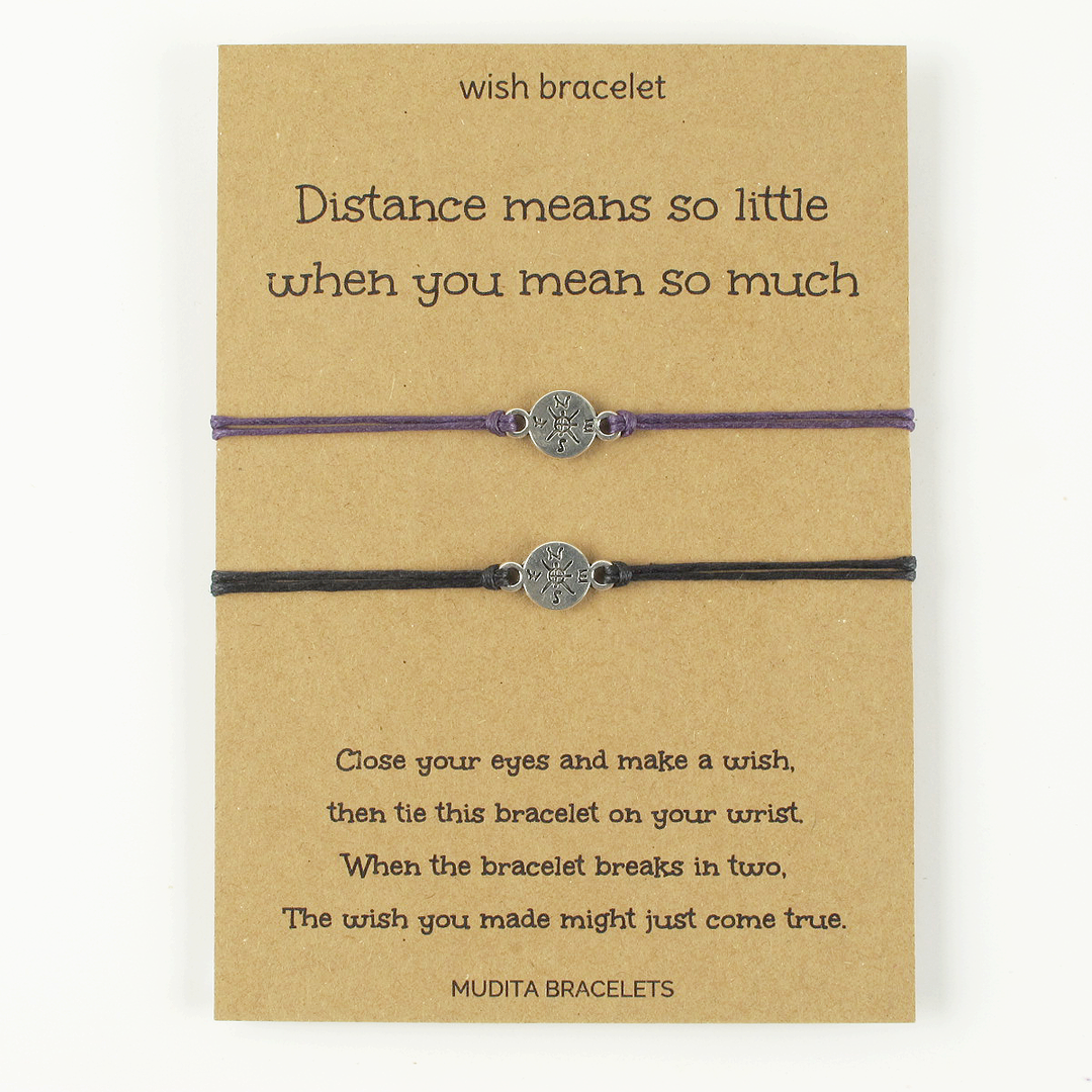 Distance Means So Little - Mudita Bracelets