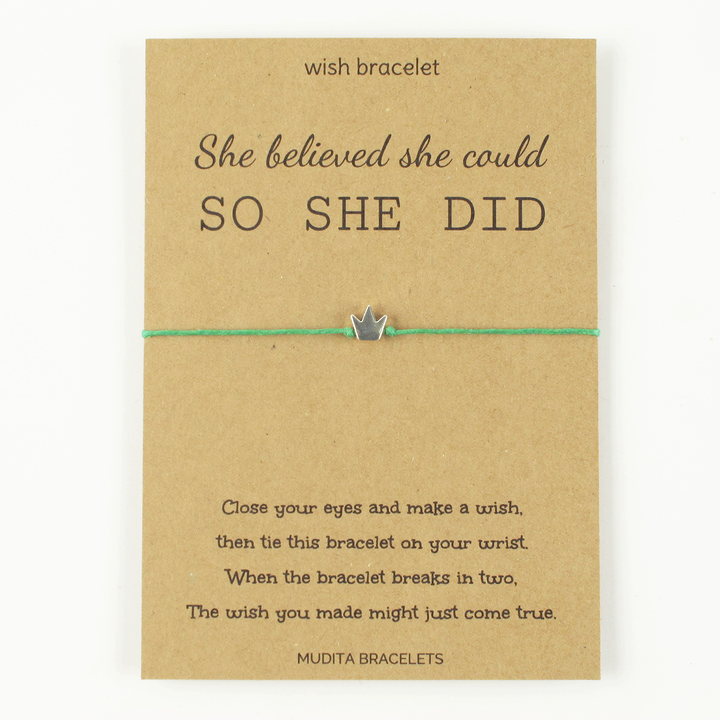 She Believed She Could So She Did - Mudita Bracelets