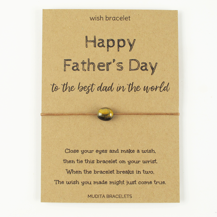 To The Best Dad In The World - Mudita Bracelets