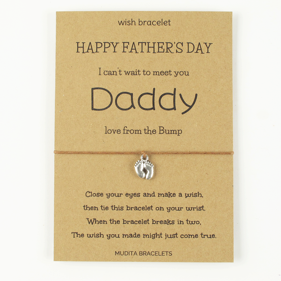 To Daddy Love From The Bump - Mudita Bracelets