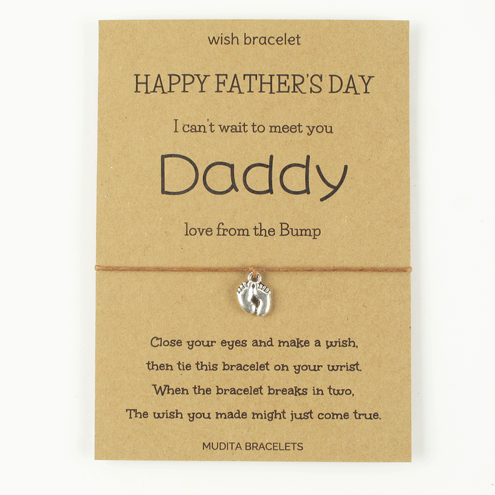 To Daddy Love From The Bump - Mudita Bracelets
