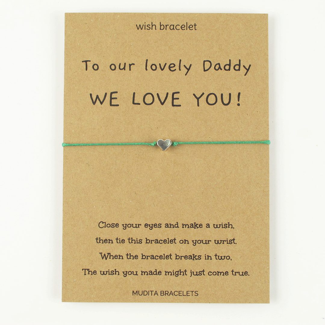 To Our Lovely Daddy We Love You - Mudita Bracelets