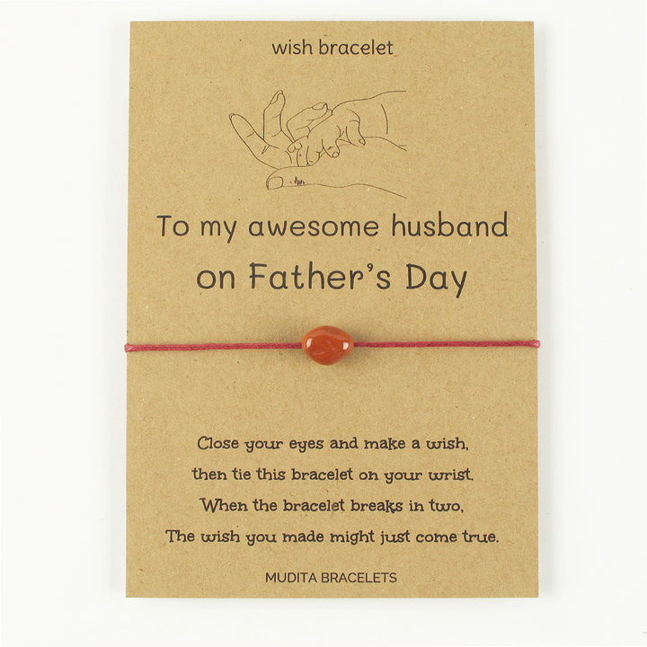 To My Husband On Fathers' Day - Mudita Bracelets