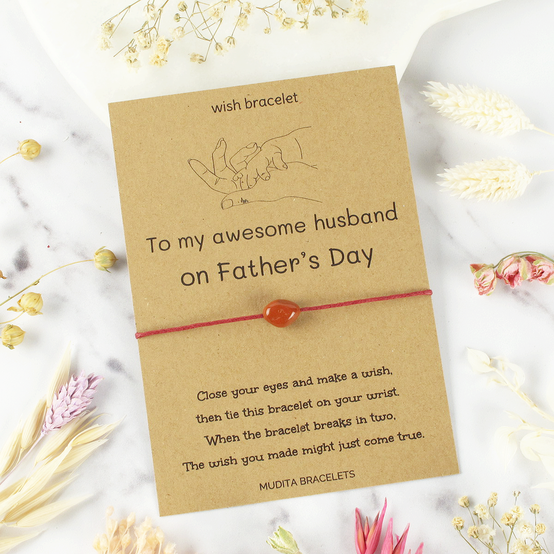 To My Husband On Fathers' Day - Mudita Bracelets