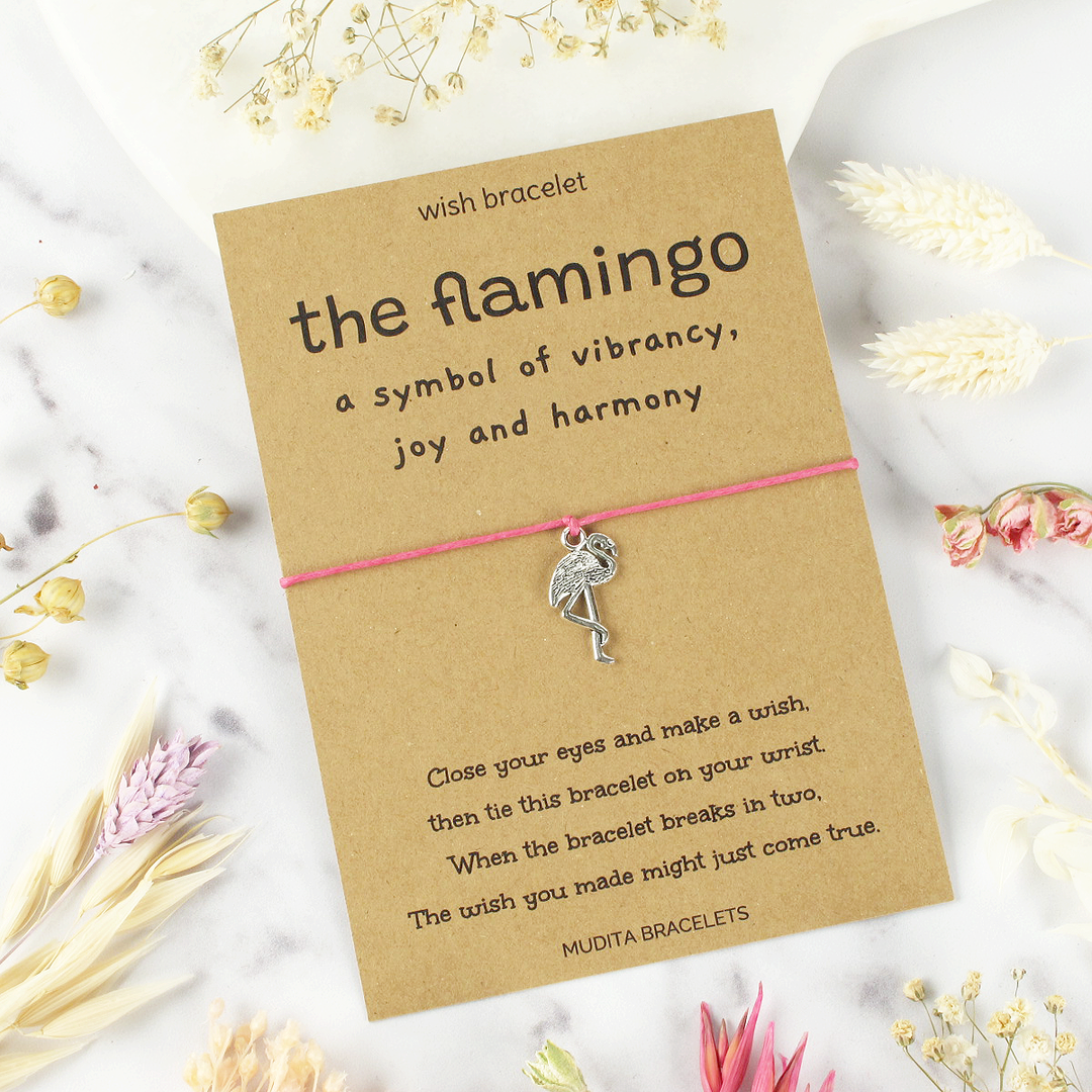 The Flamingo Wish Bracelet - Mudita Bracelets
