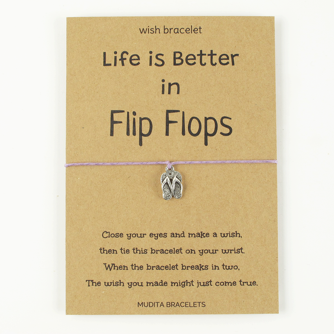 Life Is Better In Flip Flops - Mudita Bracelets