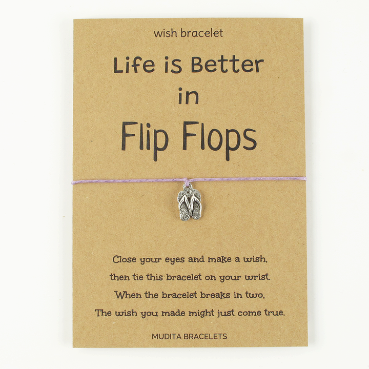 Life Is Better In Flip Flops - Mudita Bracelets