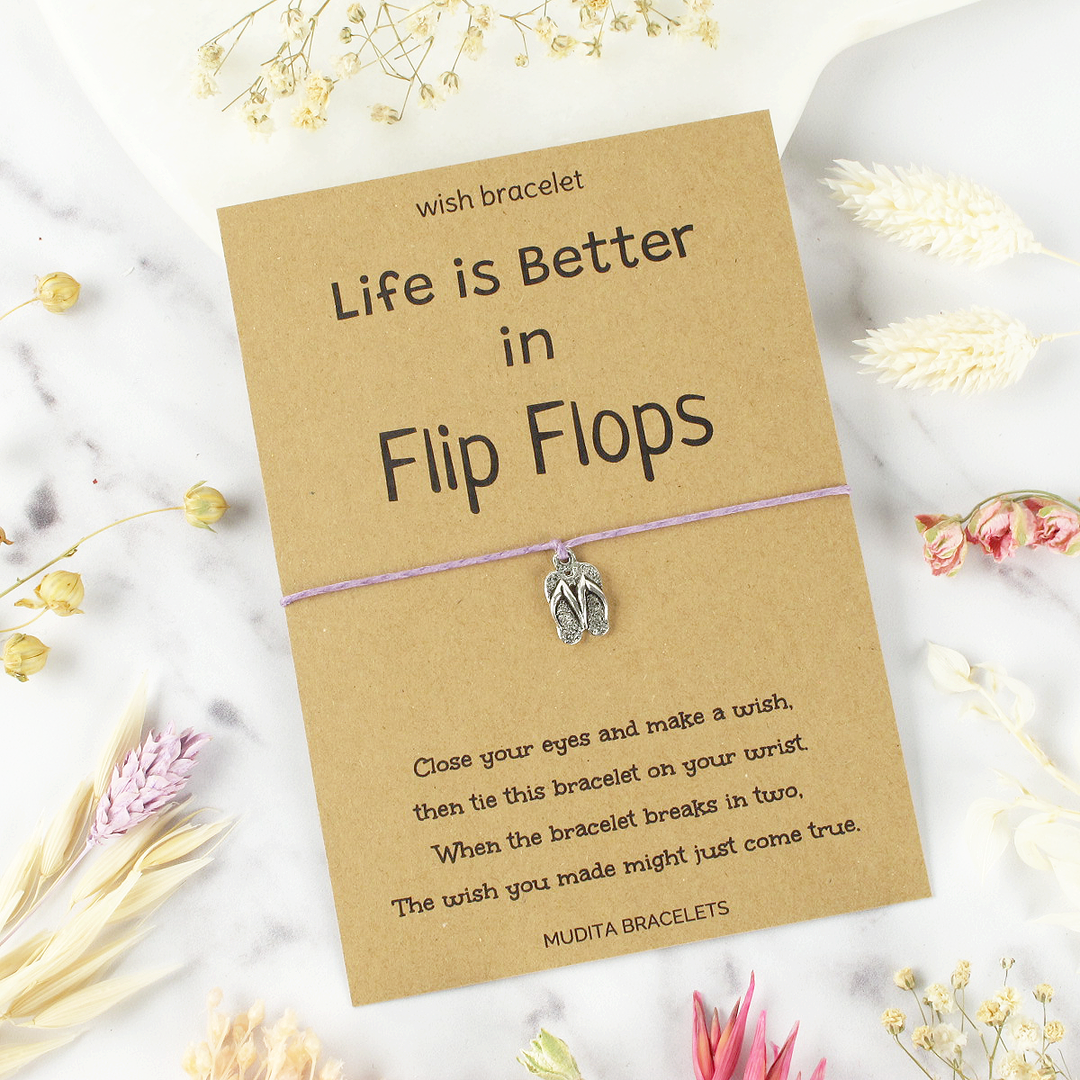 Life Is Better In Flip Flops - Mudita Bracelets