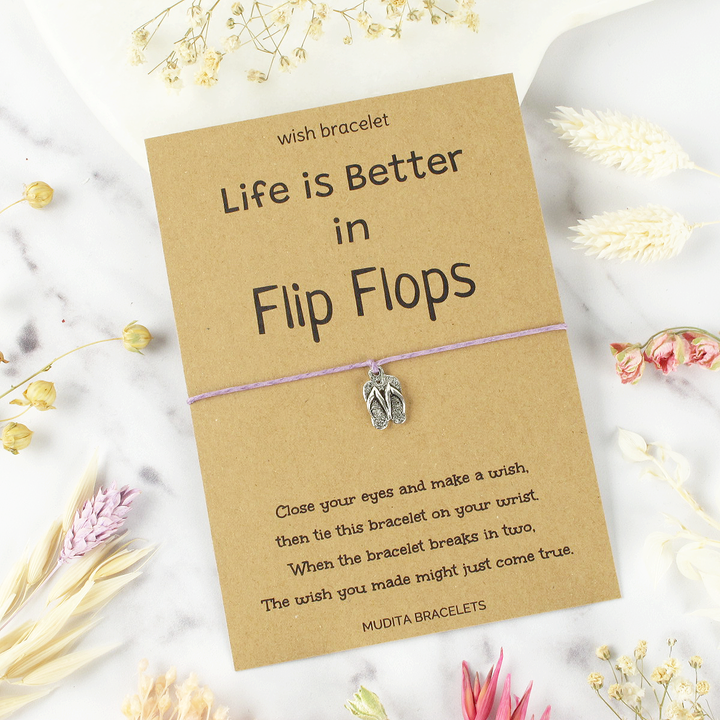 Life Is Better In Flip Flops - Mudita Bracelets