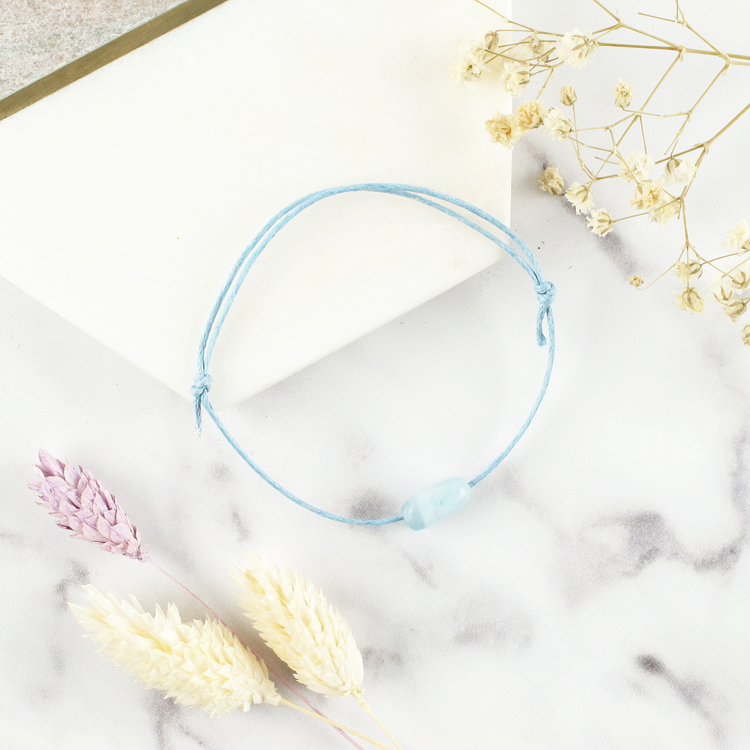 Aquamarine Wish Bracelet
