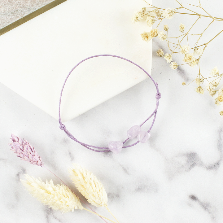 Kunzite Wish Bracelet