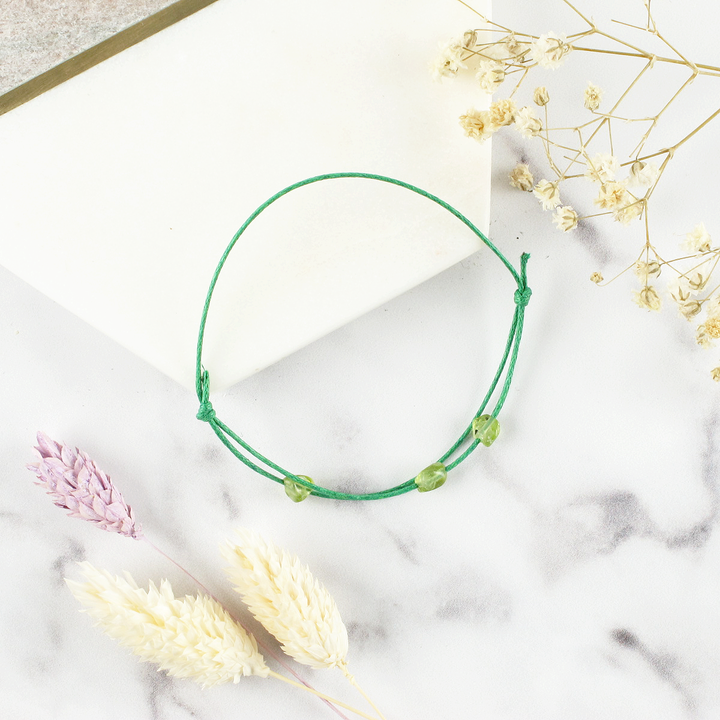 Peridot Wish Bracelet