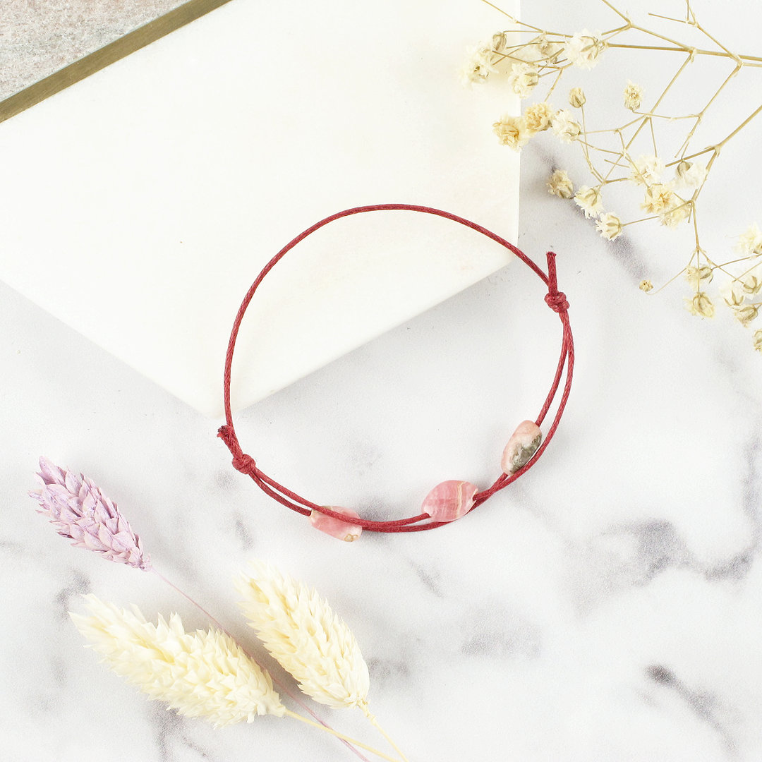Rhodonite Wish Bracelet