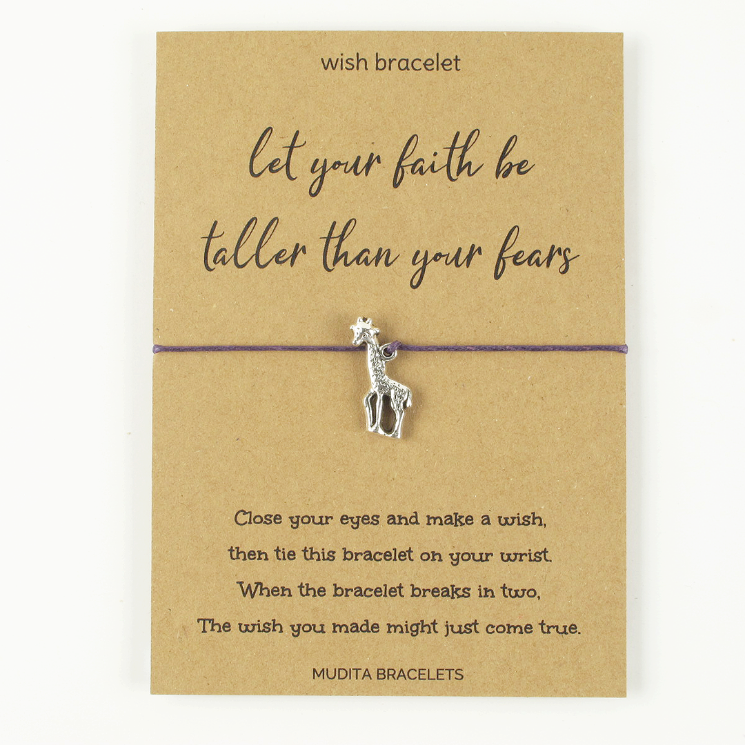 Let Your Faith Be Taller Than Your Fears - Mudita Bracelets
