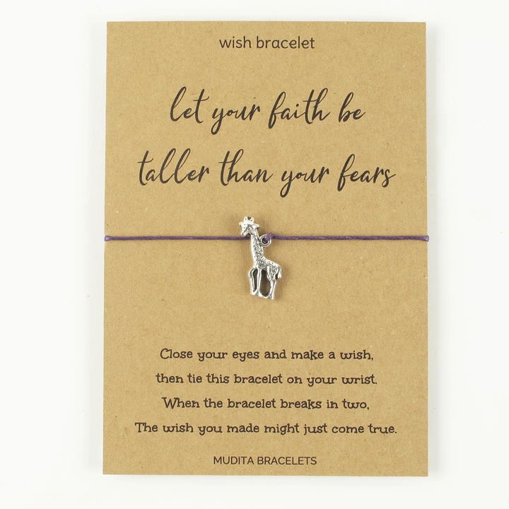 Let Your Faith Be Taller Than Your Fears - Mudita Bracelets