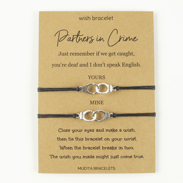 Partners In Crime - Mudita Bracelets