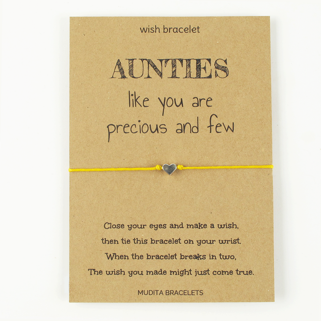 Aunties Like You Are Precious And Few - Mudita Bracelets