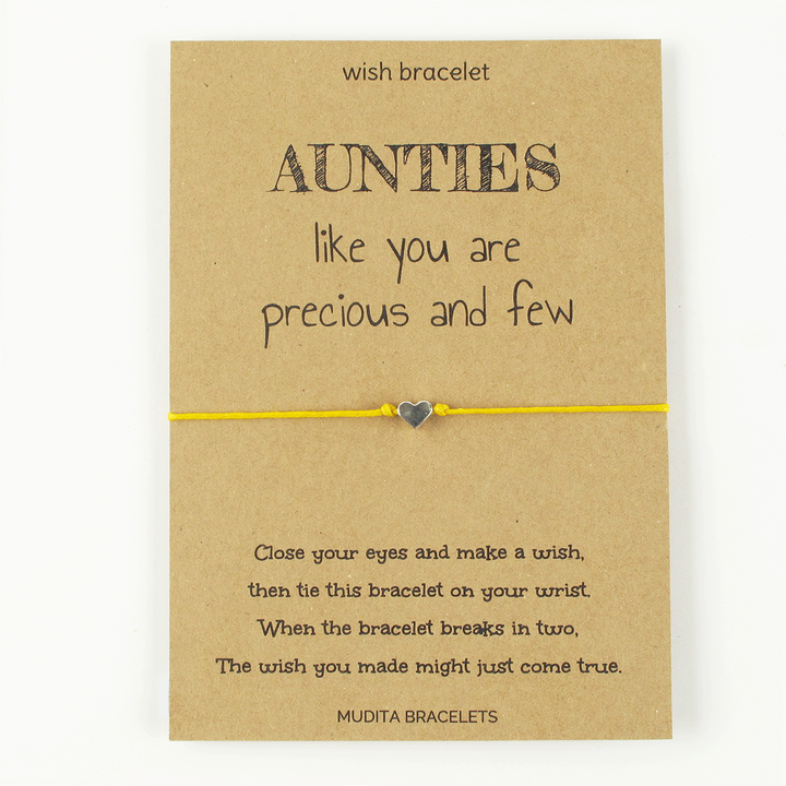 Aunties Like You Are Precious And Few - Mudita Bracelets