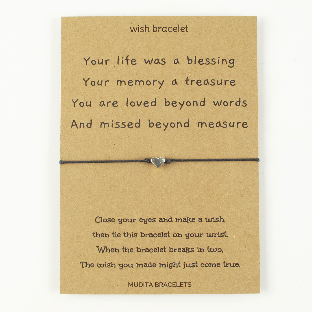 Your Life Was A Blessing - Mudita Bracelets