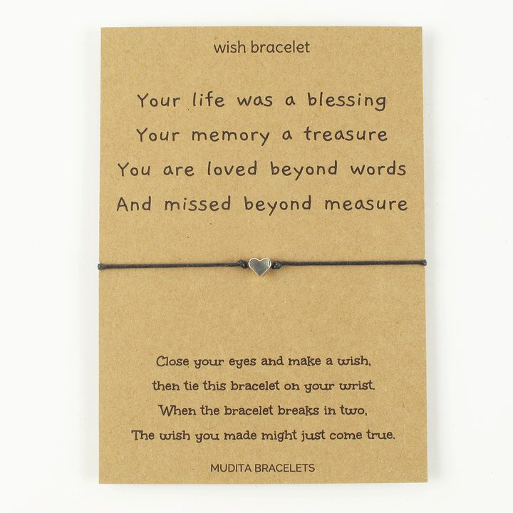 Your Life Was A Blessing - Mudita Bracelets