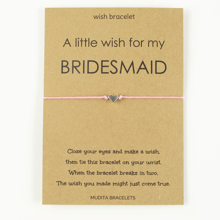 A Little Wish For My Bridesmaid - Mudita Bracelets