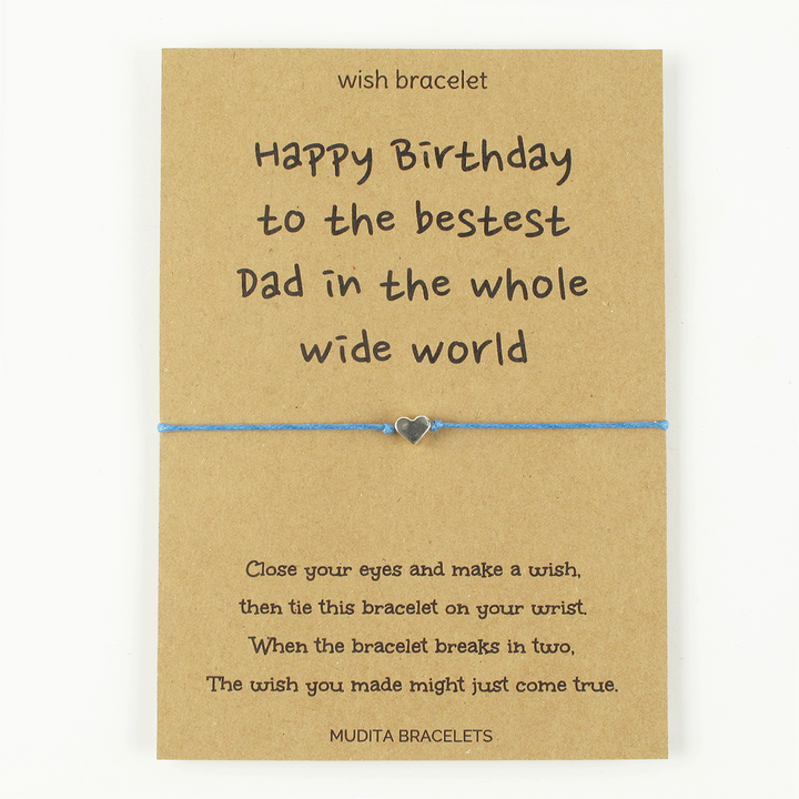 Happy Birthday To The Bestest Dad - Mudita Bracelets