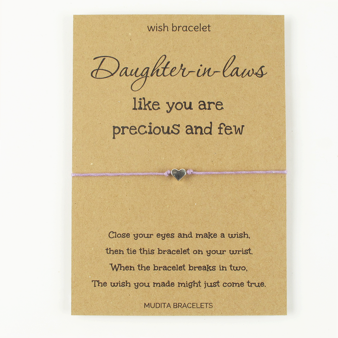 Daughter In Laws Like You Are Precious - Mudita Bracelets