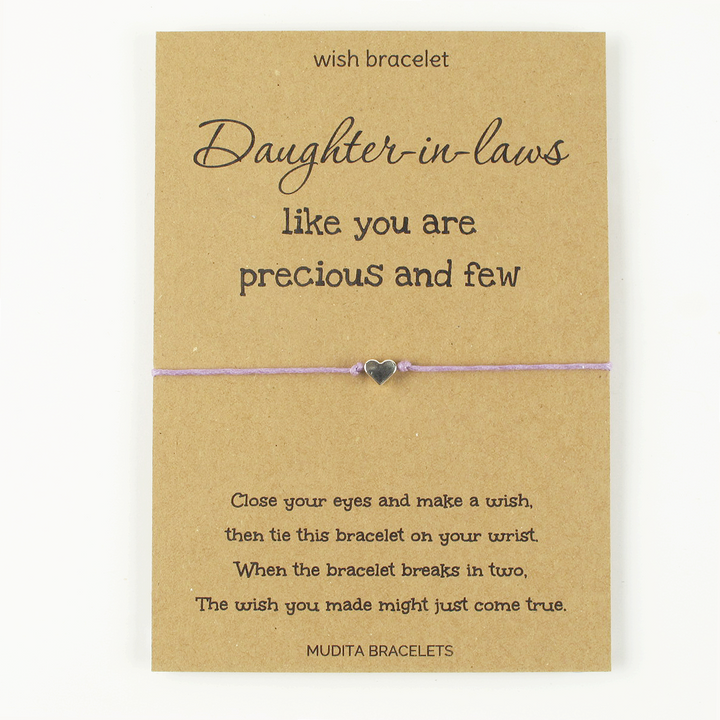 Daughter In Laws Like You Are Precious - Mudita Bracelets