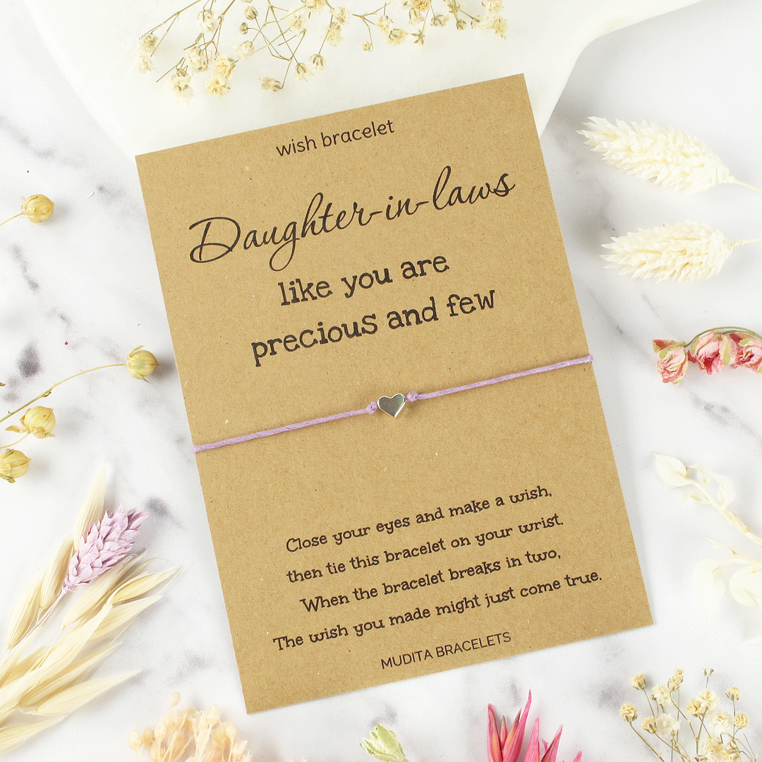 Daughter In Laws Like You Are Precious - Mudita Bracelets