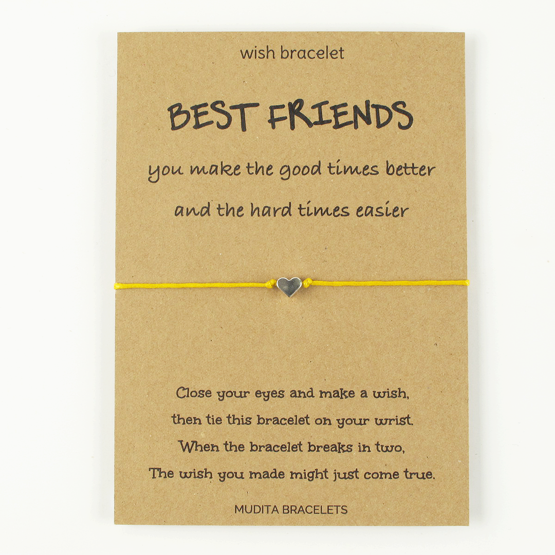 Best Friends And Good Times Wish Bracelet